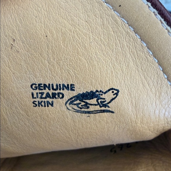 ? Ferrini Genuine Teju Lizard Western Cowboy Boots – Brown – Size 11 main image 9